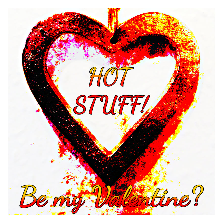Hot Stuff Valentine Card
