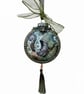 Handcrafted Green Man Bauble, Mythical Woodland Ornament