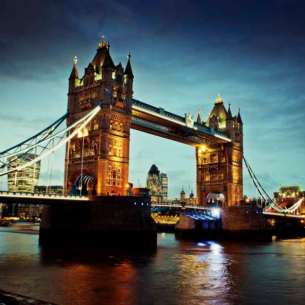 Tower Bridge River Thames London England Photograph Print