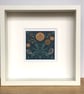 Small Square framed print 'Dandelions' floral wall art
