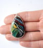 Cornish surfite pendant - big wavey pattern - Image 2