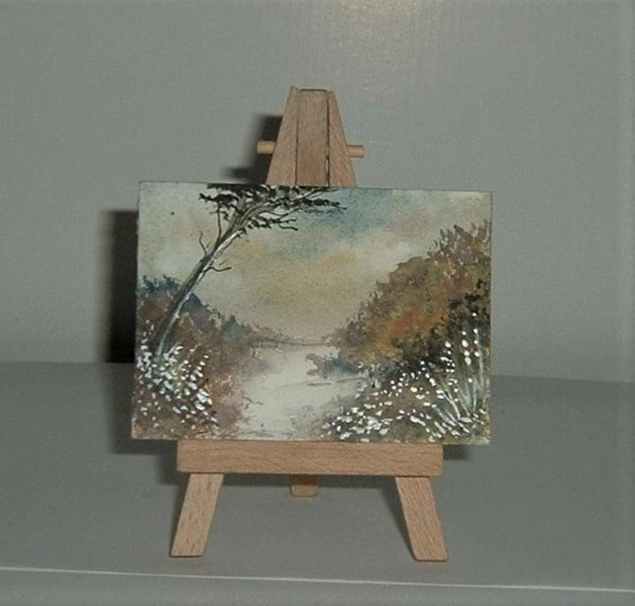 aceo original art painting ( ref fk45)