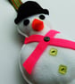 Festive Hanging Snowman Decoration - Image 3