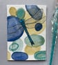 ACEO blue dragonfly - Image 1