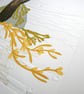 Cormorant Fishing Lino Reduction Limited Edition And Hand Embossed Print - Image 9