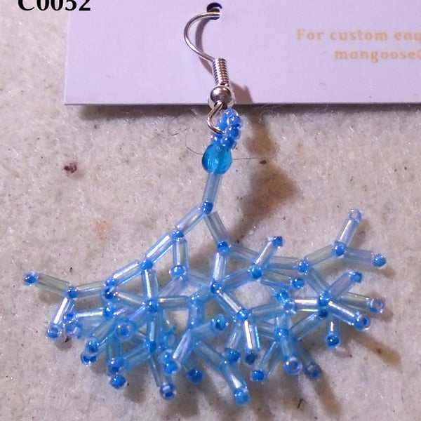 Fractal-style earrings (customisable)