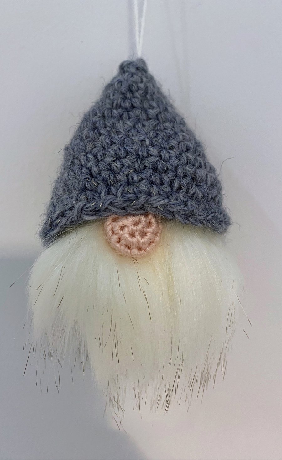 Christmas gonk ornament silver