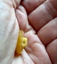 10 lemon and gold cardigan buttons  - Image 6