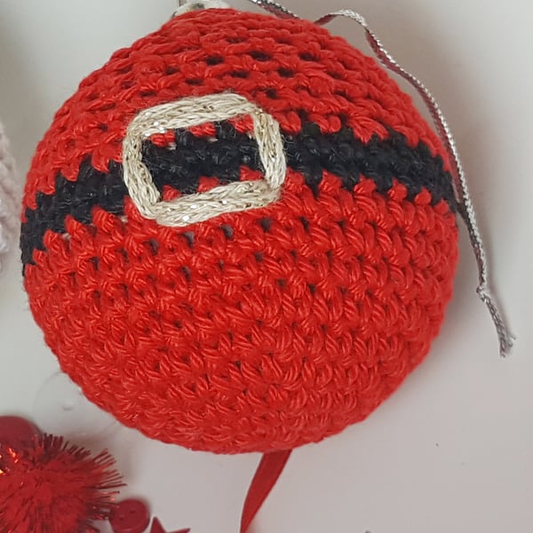 Santa Bauble Decoration