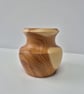 Decorative wood turned yew vase - Image 2