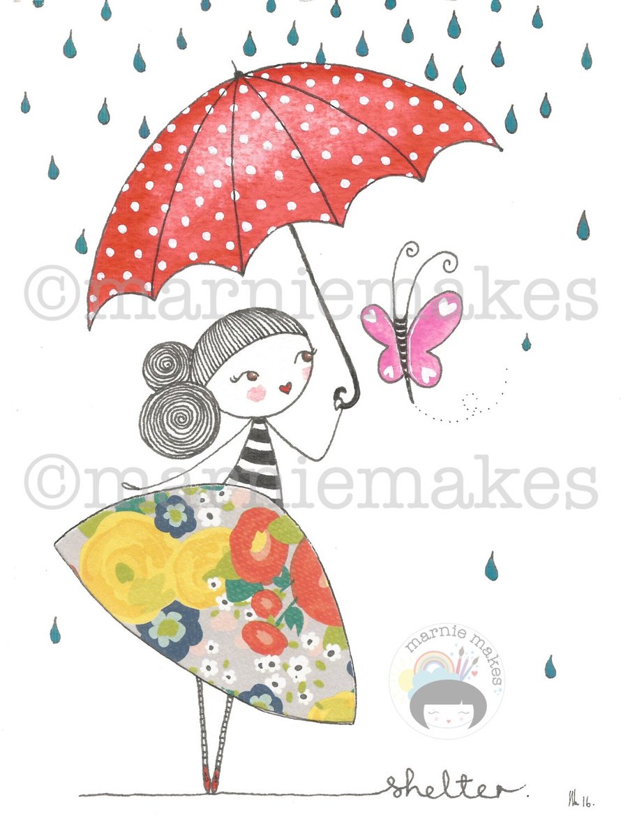 Shelter- A5 Giclee Print