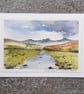 Moorland Stream. Blank Card. Original Watercolour Painting 260138 - Image 2