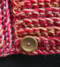 Matching Woman and Dog Snood Set – Handmade Coral Crochet Cowls - Image 3