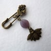 bronze bee brooch