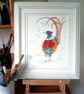 Pheasant original painting  - Image 4