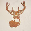 Rusted Metal Stags Head Rusted Garden Art Rusty Outdoor Ornaments Metal Sculptur