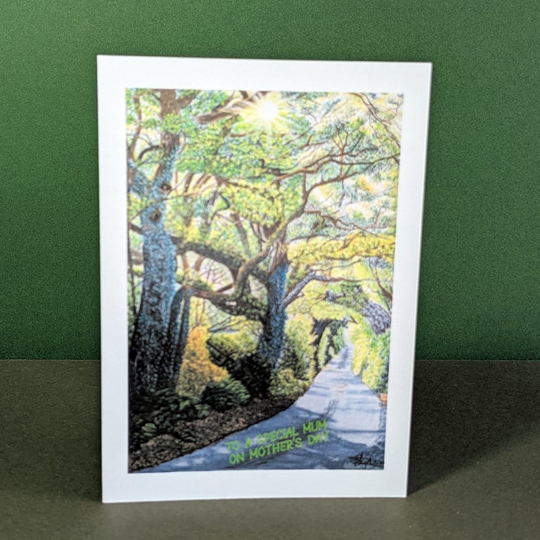 Underneath the Arches Art Card: Blank or Personalised A6-Size Greetings Card