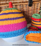 Baby Girl's Pure Cotton Beanie Hat & Booties Set 3-9 months size  - Image 3