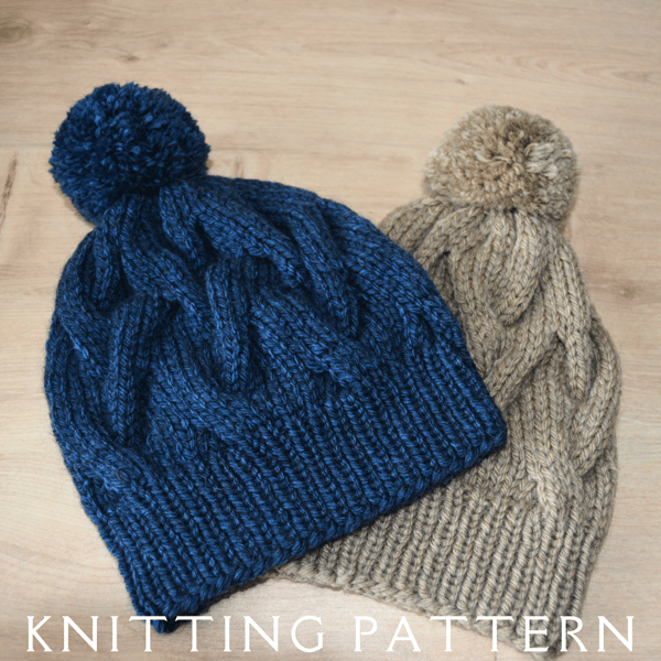 Bobble hat 2024 knitting pattern