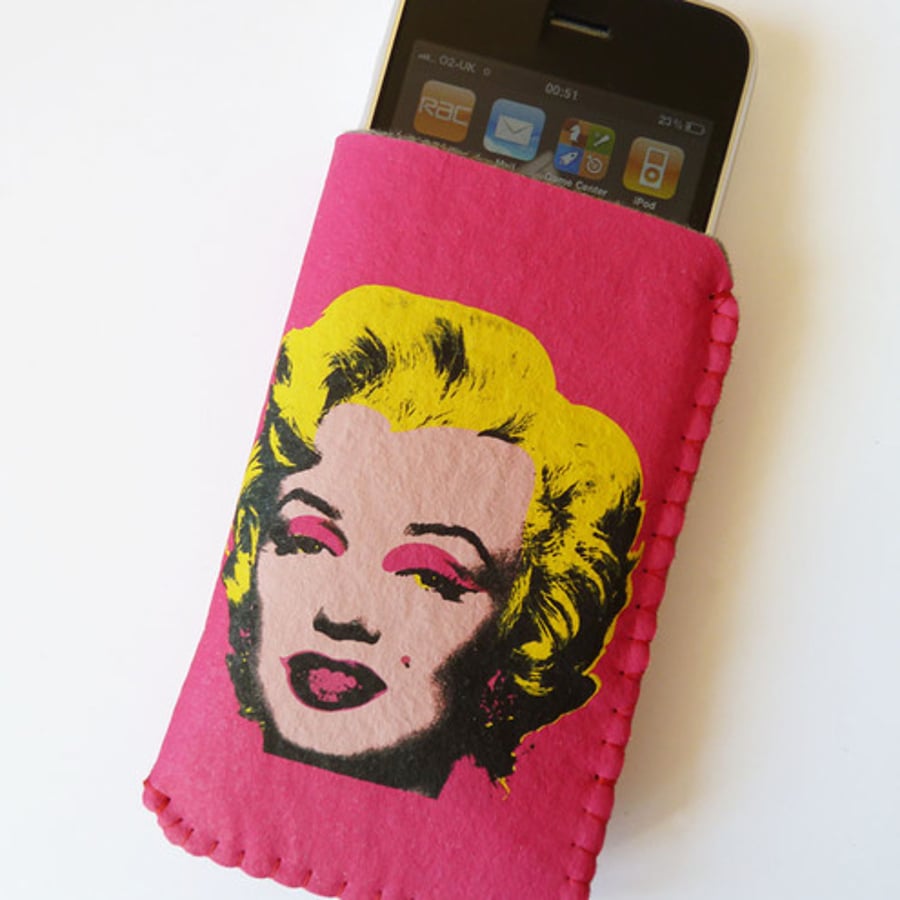 Marilyn Monroe iPhone Case in Pop Art Style