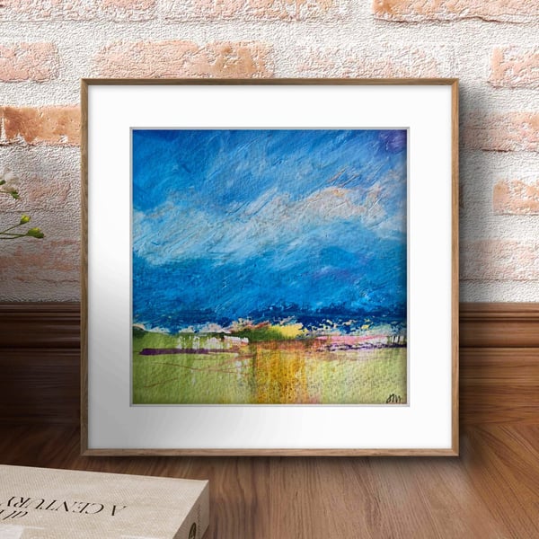 "Sheringham Park" an original mixed media artwork
