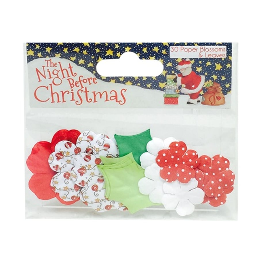 Image of The Night Before Christmas by Helz Cuppleditch Paper Blossoms and Leaves