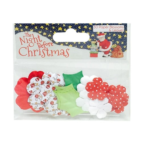 The Night Before Christmas by Helz Cuppleditch Paper Blossoms and Leaves