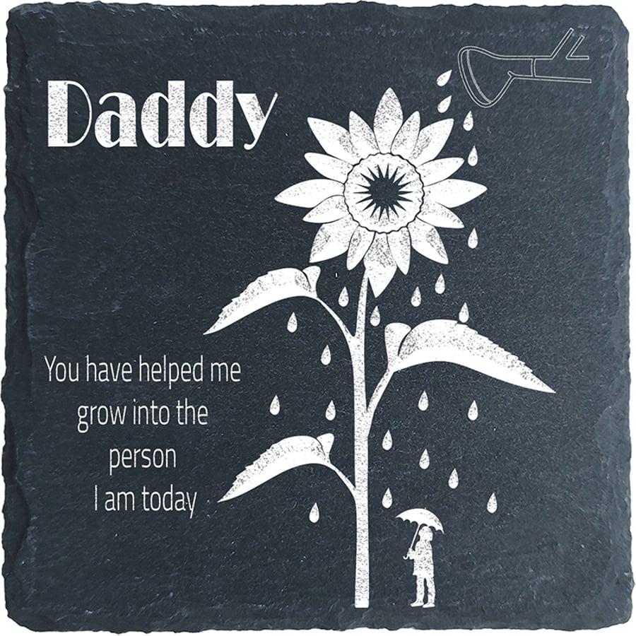 Fathers Day Slate Coasters (Help Me Grow)