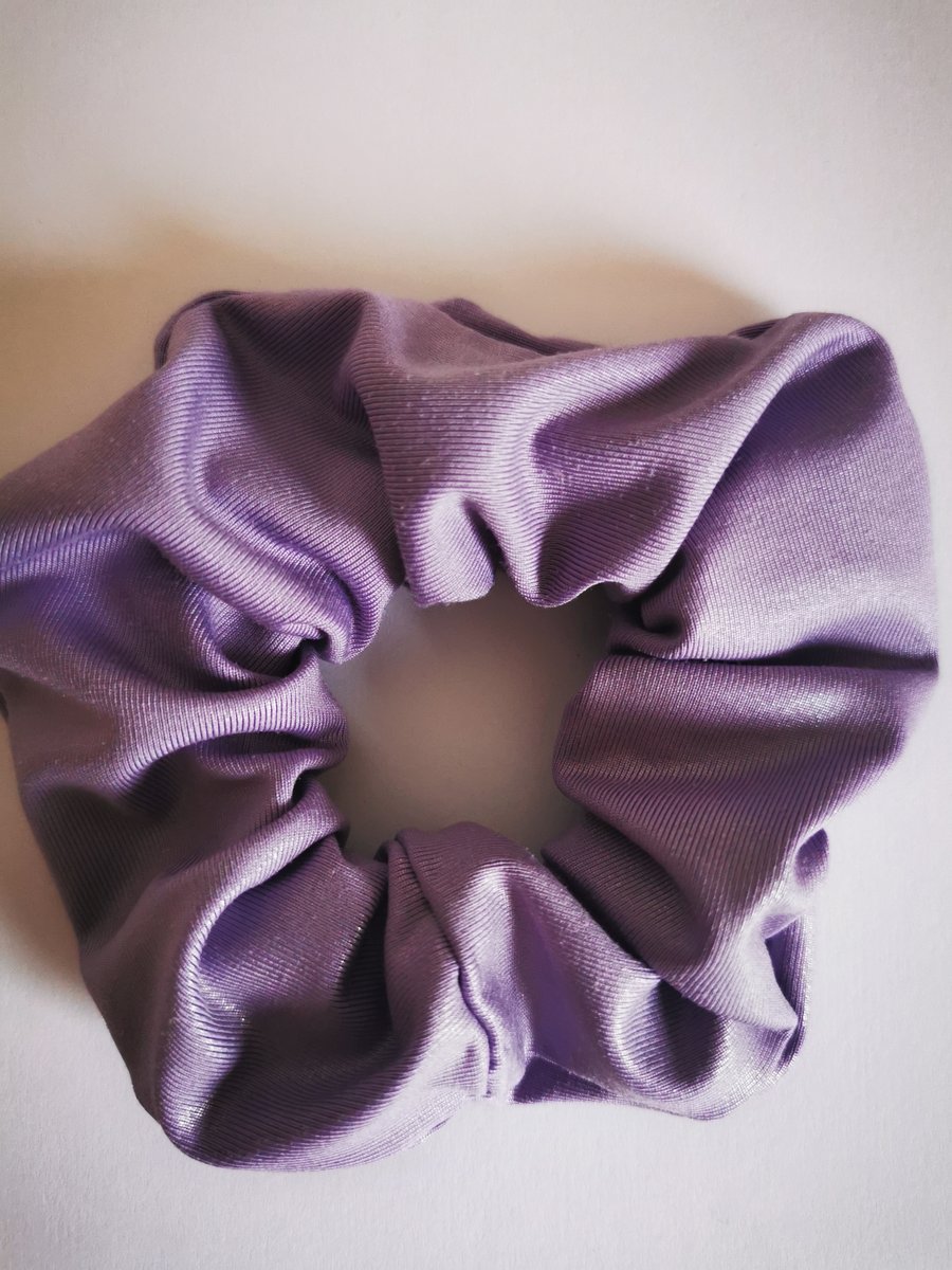 Purple Shimmer Scrunchie