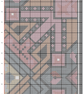 267A - Christopher Dresser Stained Glass Window Cross Stitch Pattern COLOUR - Image 4