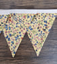 Liberty of London Yellow Floral Fabric Bunting