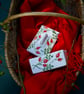 Rose Hip Butter Dish Butter Dish - Hand Painted - Image 5