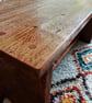 Rustic Reclaimed Wood Coffee Table - Handmade Solid Timber Table 90cm - Image 4