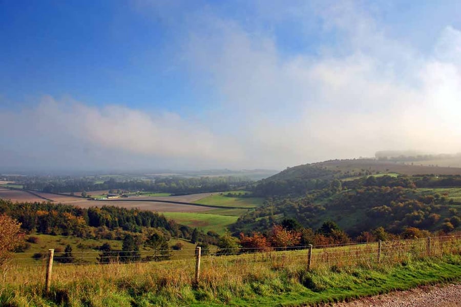 Wayfarers Walk North Wessex Downs Hampshire UK Photograph Print