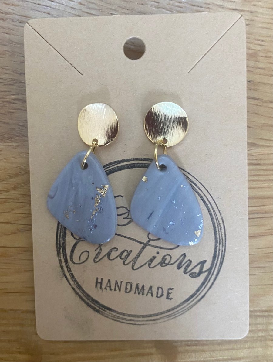 Ref: 2543 Handmade polymer clay earrings (includes FREE UK postage)