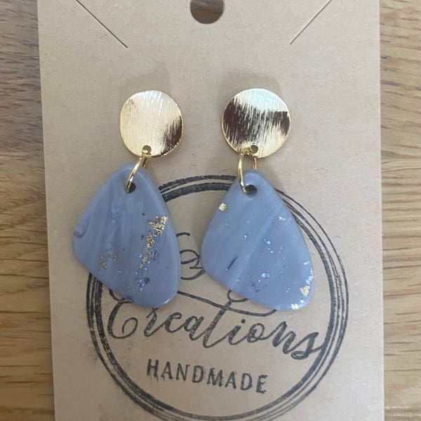 Ref: 2543 Handmade polymer clay earrings (includes FREE UK postage)