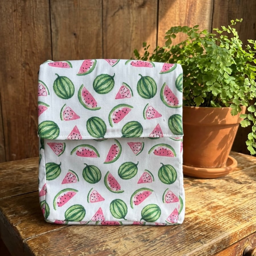Watermelon Handmade Insulated Lunch bag 