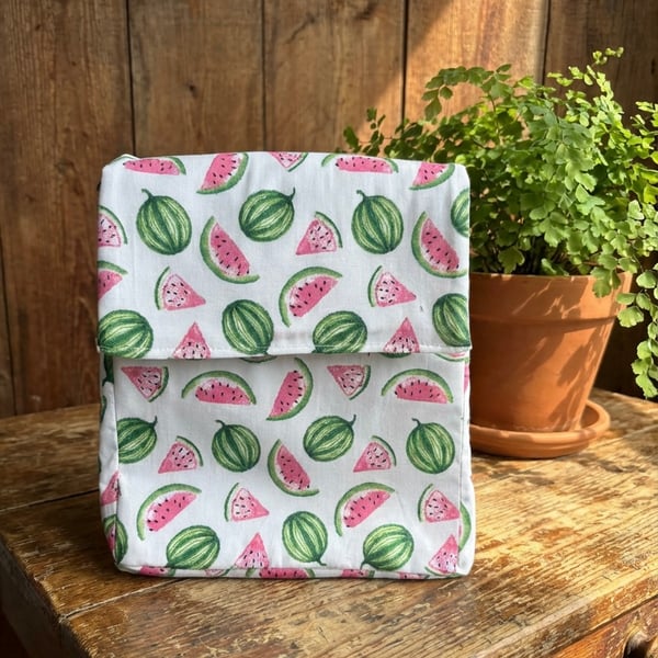 Watermelon Handmade Insulated Lunch bag 