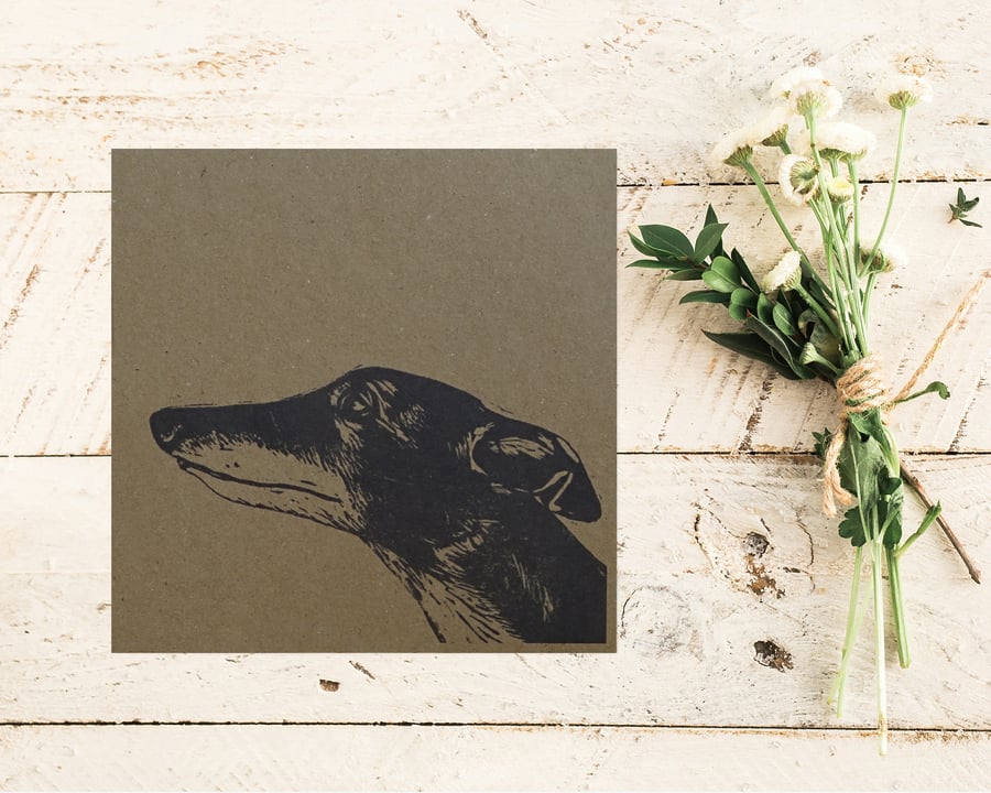 Sighthound Card - Whippet, Galgo, Lurcher, Greyhound, Personalised, Custom 