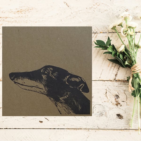 Sighthound Card - Whippet, Galgo, Lurcher, Greyhound, Personalised, Custom 