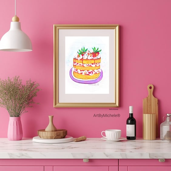 Eton Mess Art Illustration Print