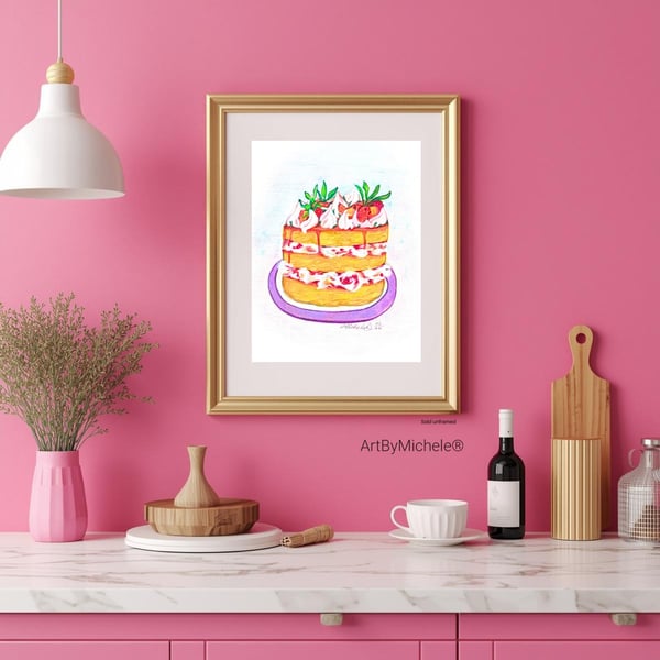 Eton Mess Art Illustration Print