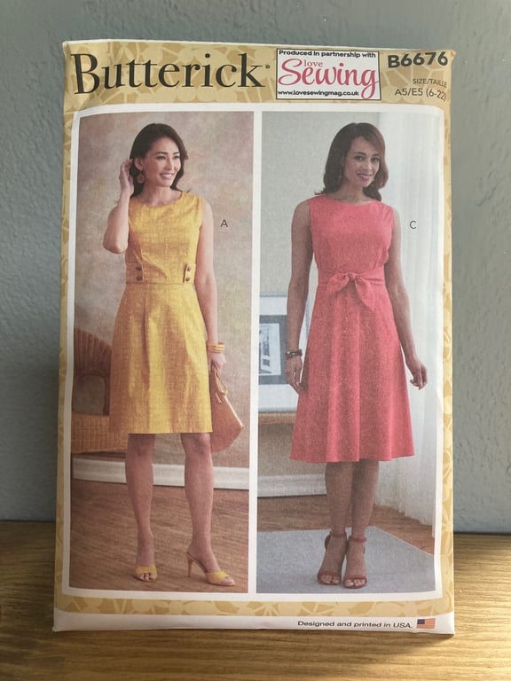 Butterick Dress Pattern  B6676 