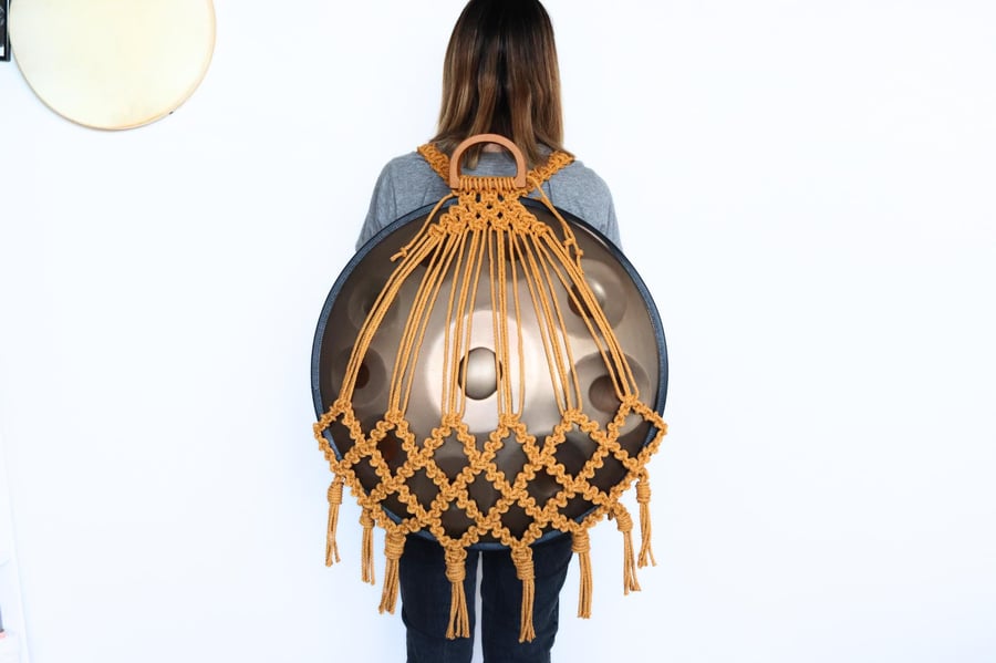 Handpan bag backpack, storage for handpans, tongue drums, bag case to carry hand