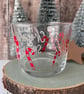 Hot Chocolate Glass Mug, Christmas Cocoa Cup, Hot Chocolate & Snuggle Mug - Image 2