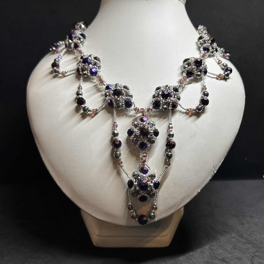 Elvira Crystal Handmade Necklace