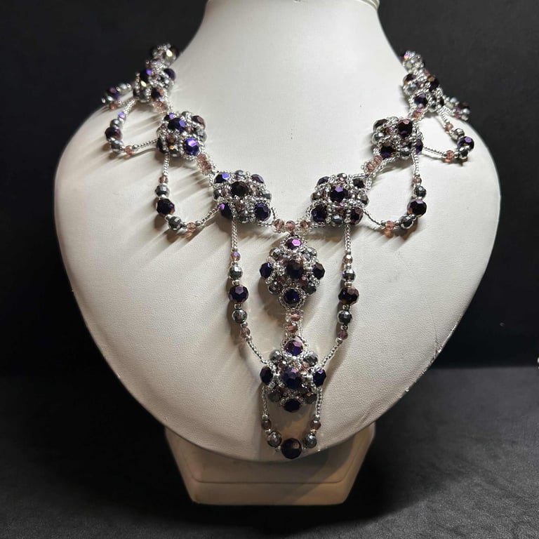 Elvira Crystal Handmade Necklace