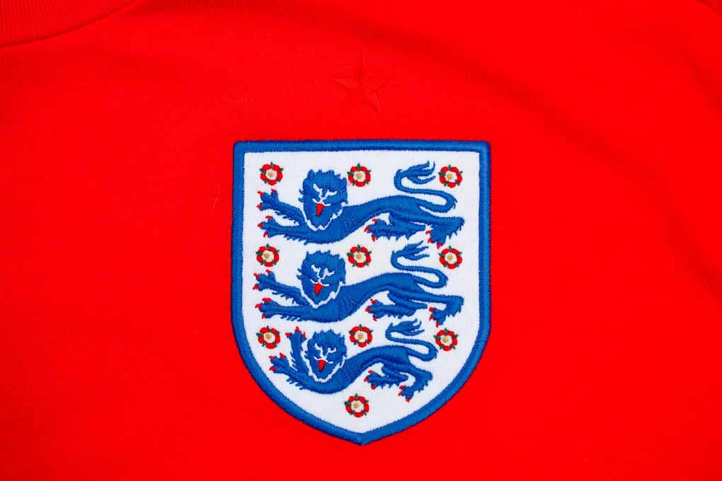 England Three Lions Football Shirt Badge Photograph Print
