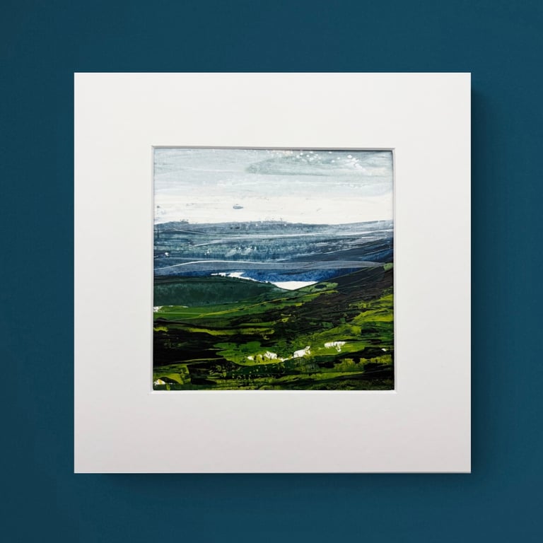 Original Seascape Painting - As the Clouds Begin to Lift