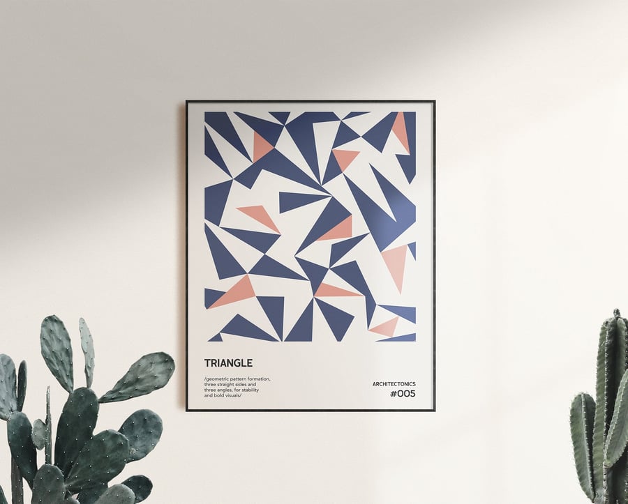 Architecture Art Print, Triangle
